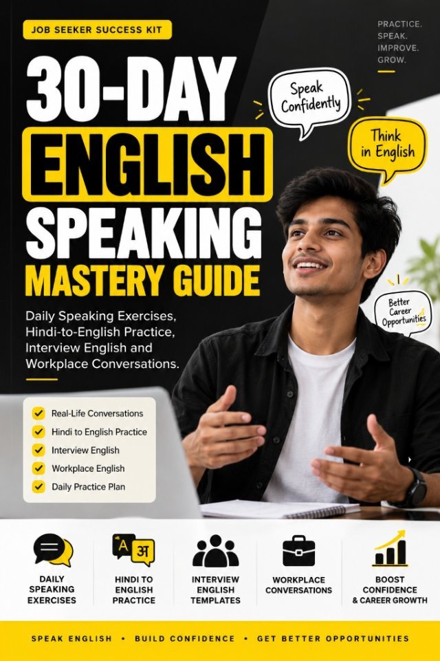 30-Day English Speaking Mastery Guide Cover